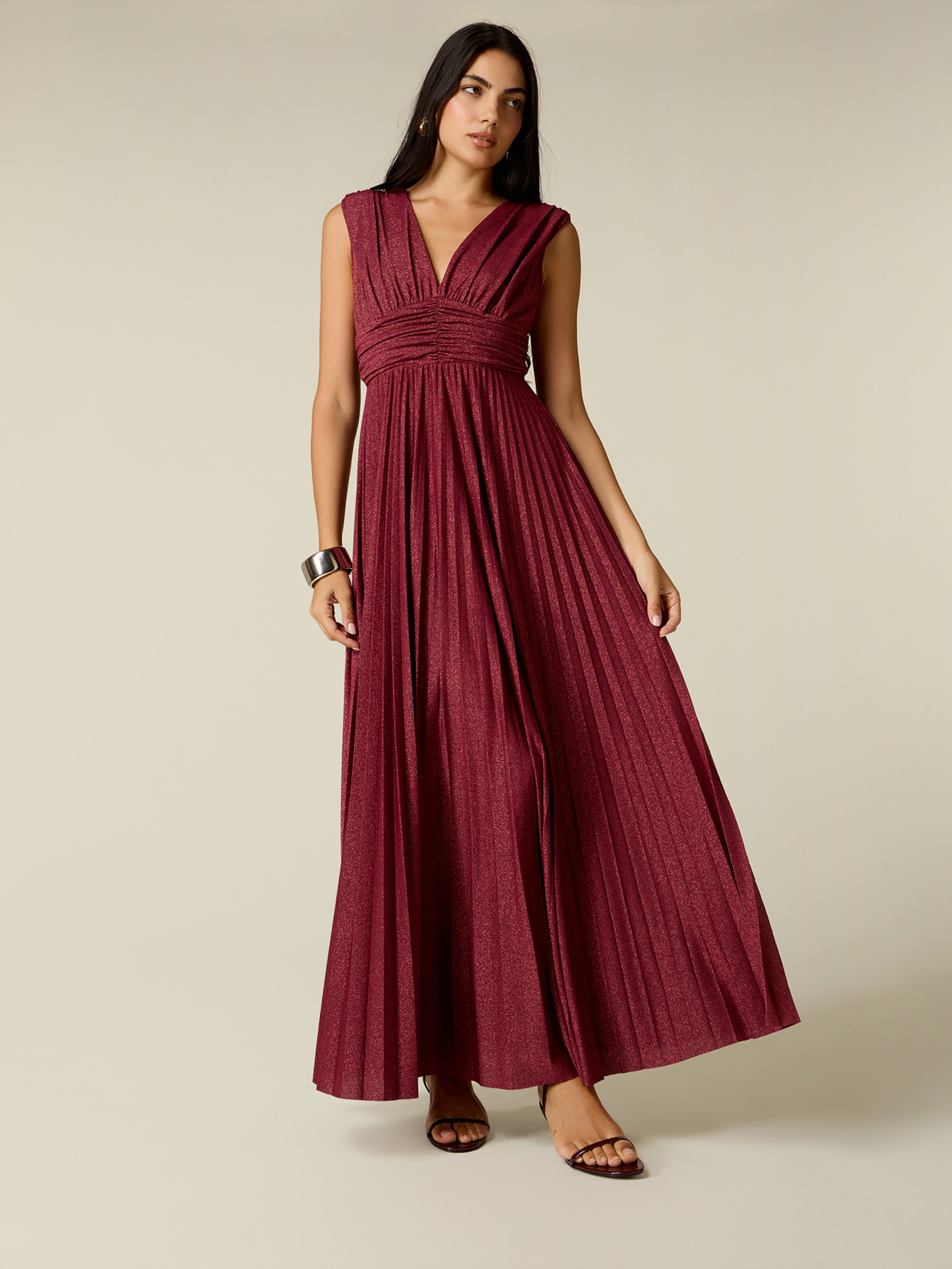 Robe longue fil textile, OLTRE