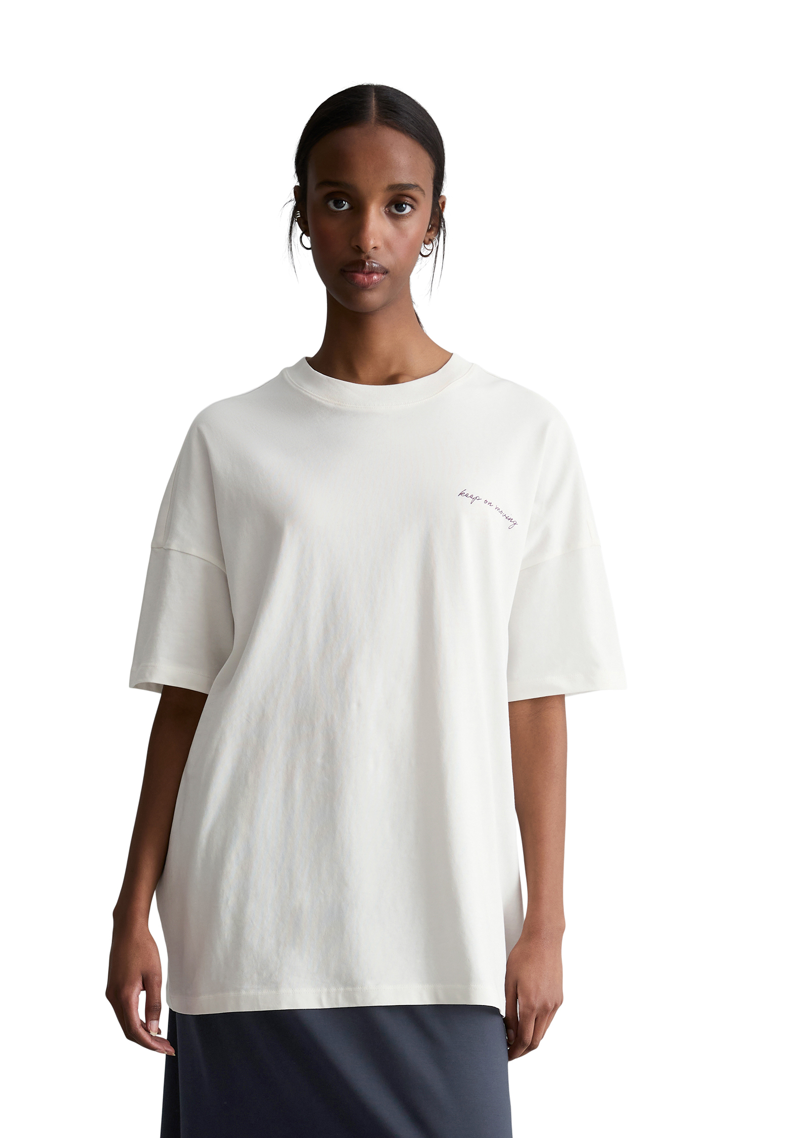 T-shirt surdimensionné en jersey lourd, MARC O’POLO DENIM