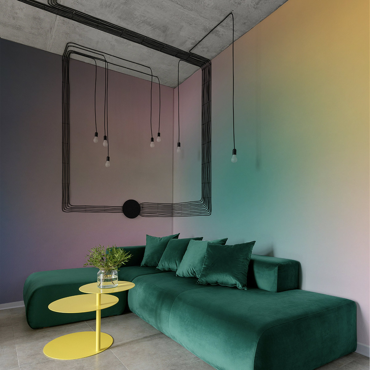 Papier peint panoramique Stella, Couleurs 300 x 250cm, ACTE DECO