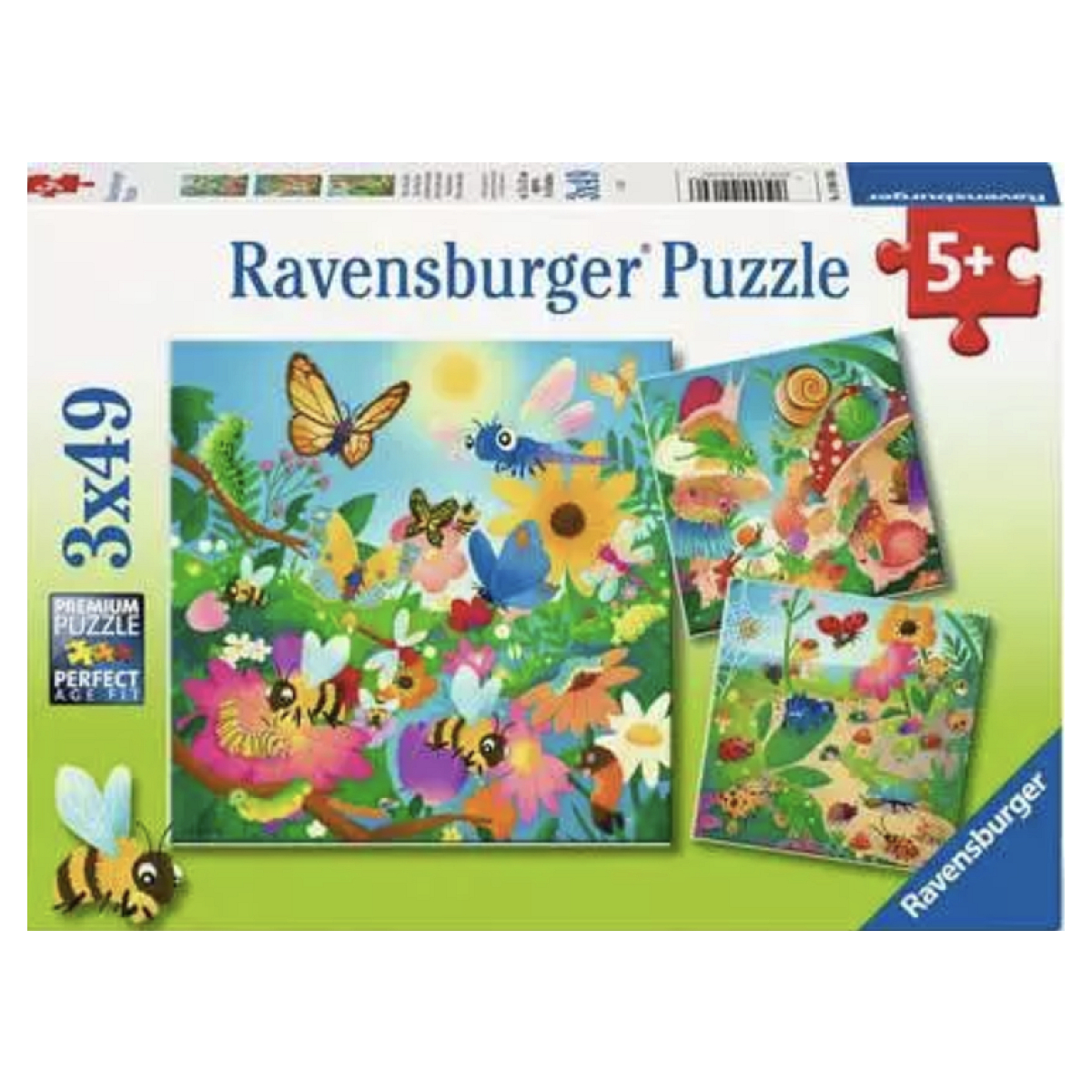 Puzzle 3x49 - Monde des insectes, RAVENSBURGER