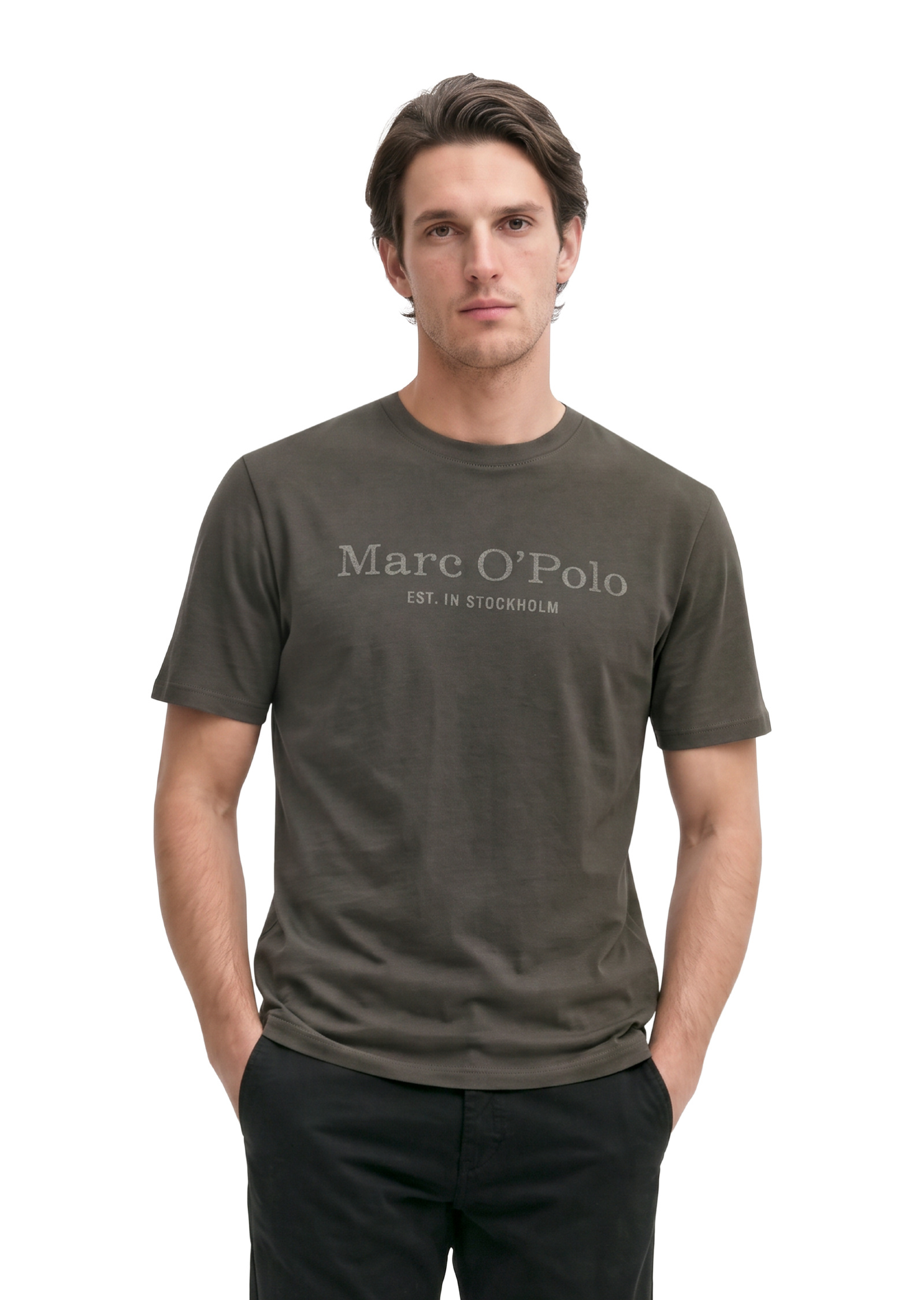T-shirt regular en coton biologique, MARC O'POLO