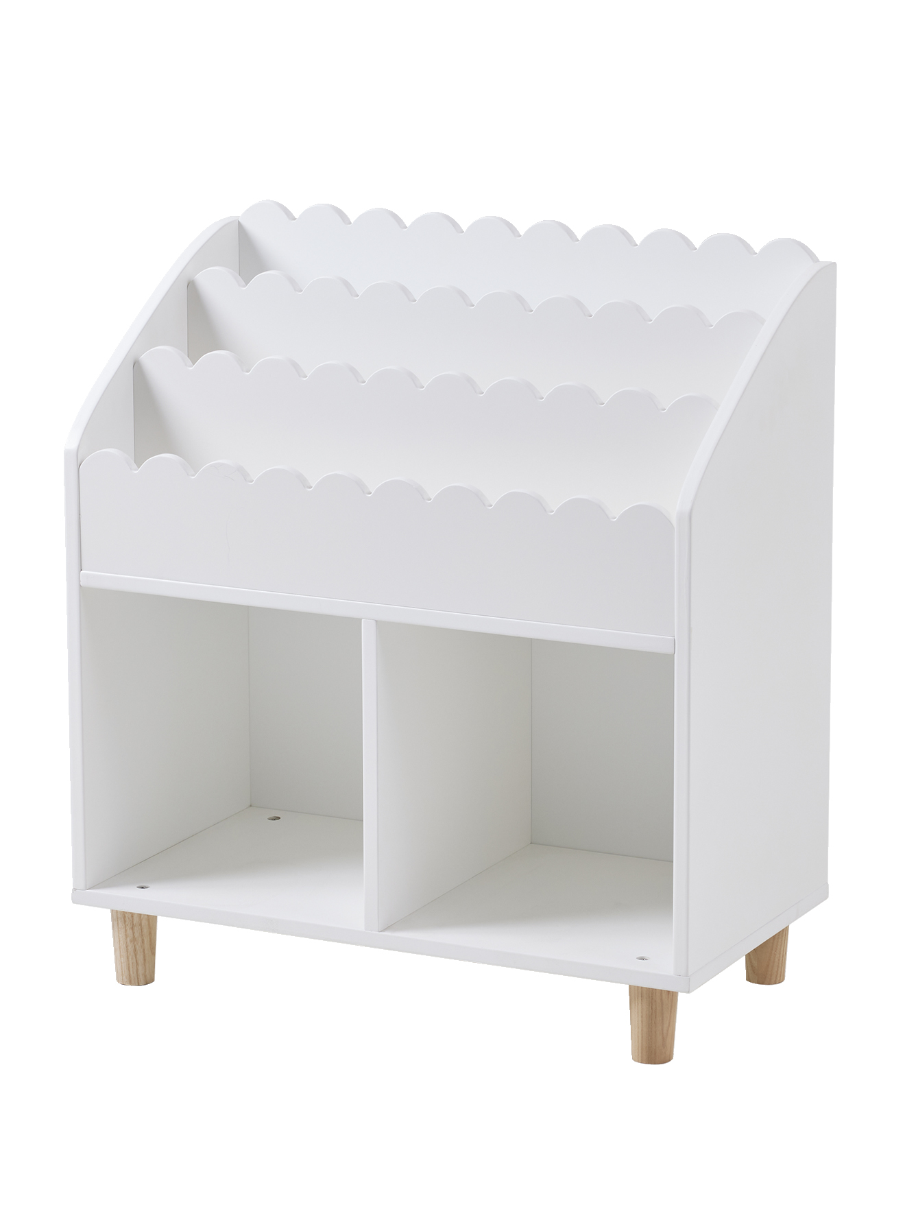 Meuble de rangement 2 cases + étagère-bibliothèque FESTON, VERTBAUDET
