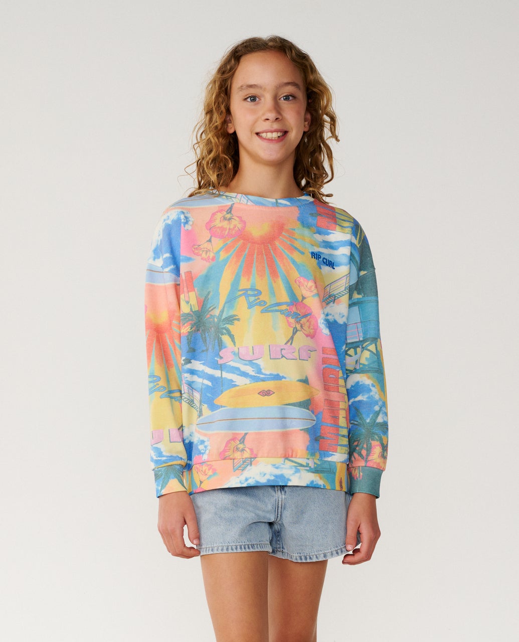 Sweat SURF Side Relaxed fille, RIP CURL