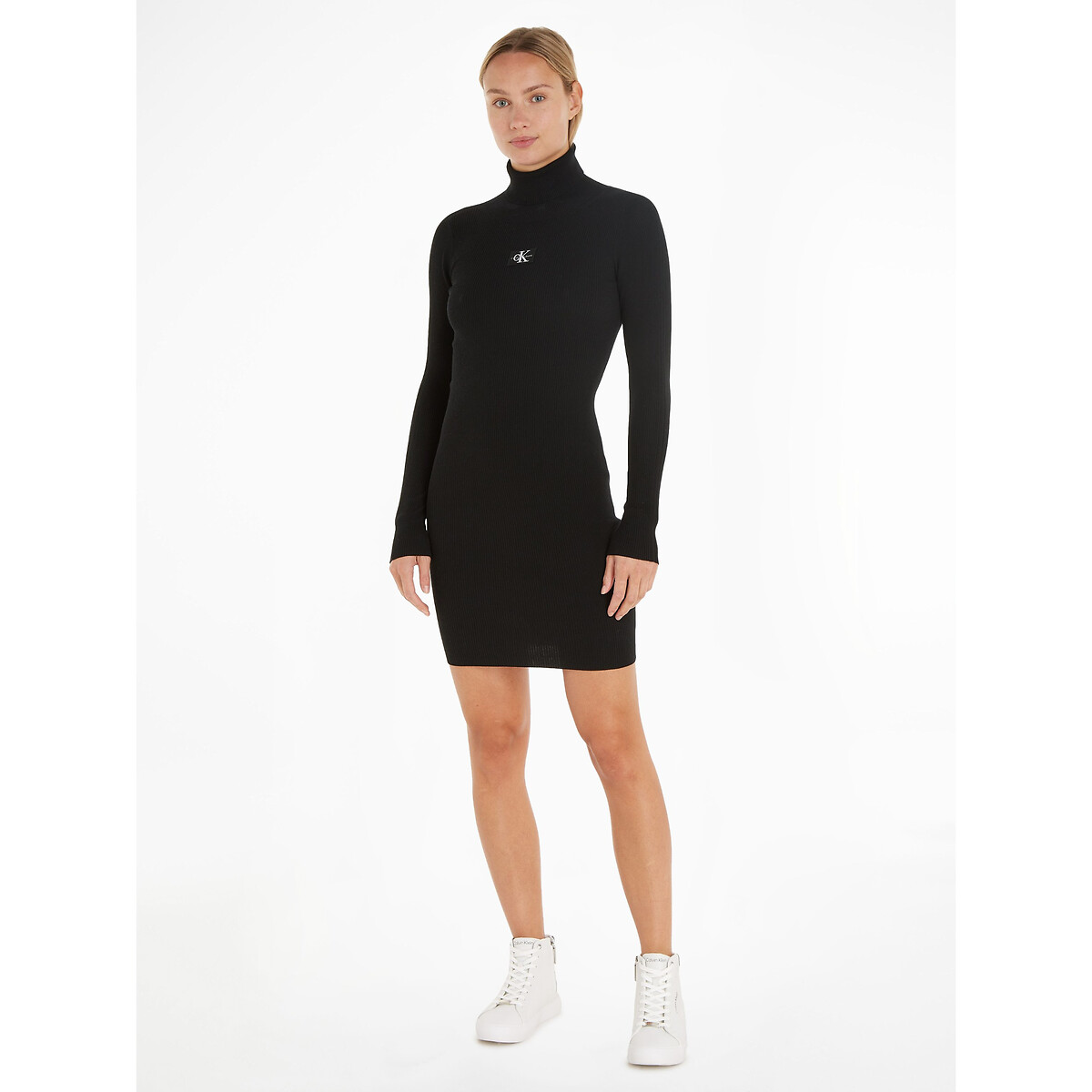 Bodycon Mini Dress with Long Sleeves