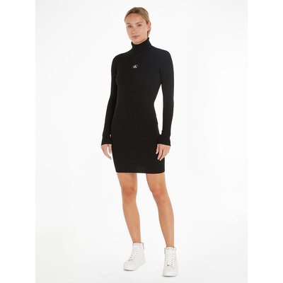 Bodycon Mini Dress with Long Sleeves CALVIN KLEIN JEANS