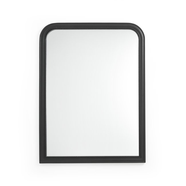 Afsan 90 x 120cm Mango Framed Mirror, black, LA REDOUTE INTERIEURS
