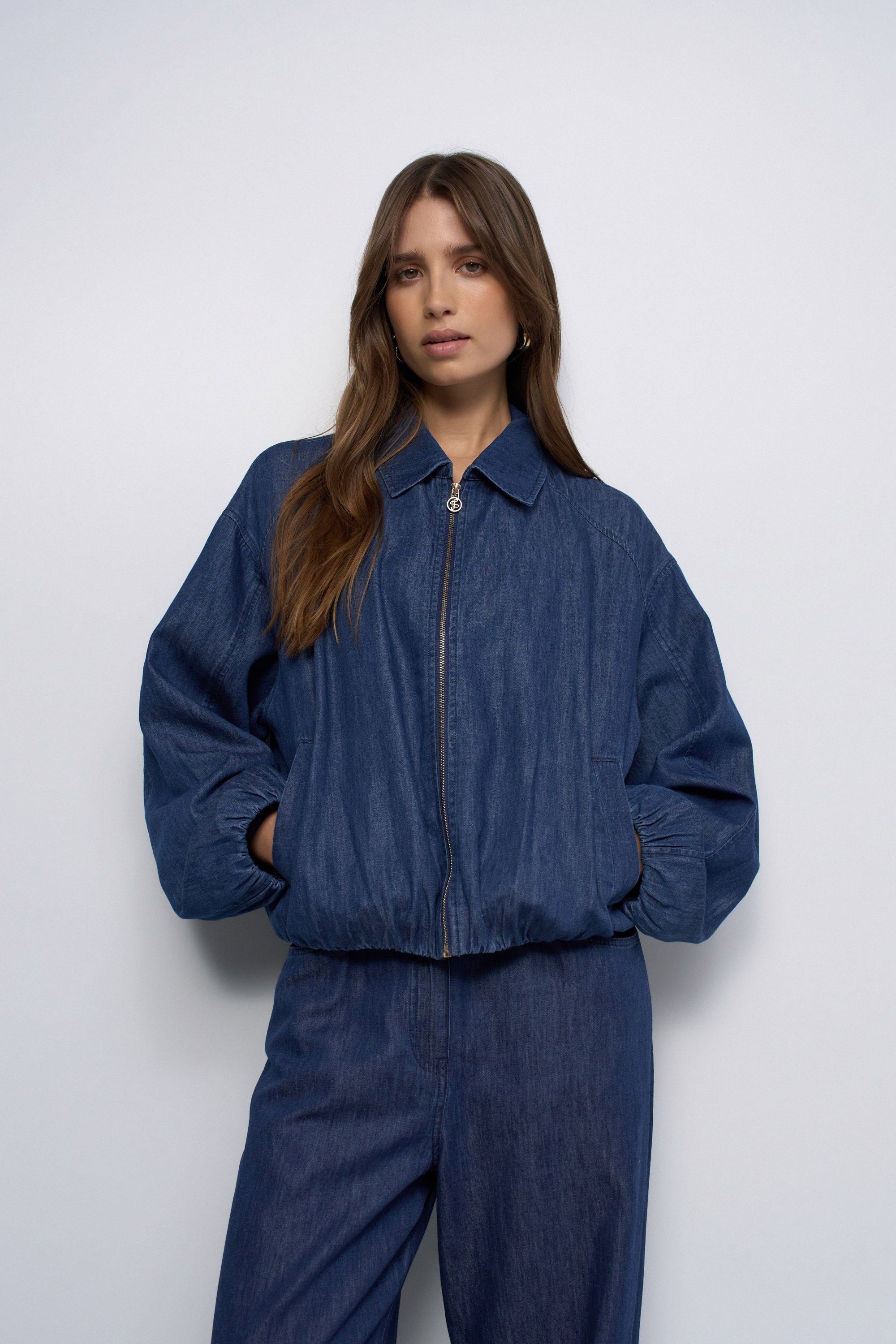 BOMBER EN DENIM, SALSA JEANS