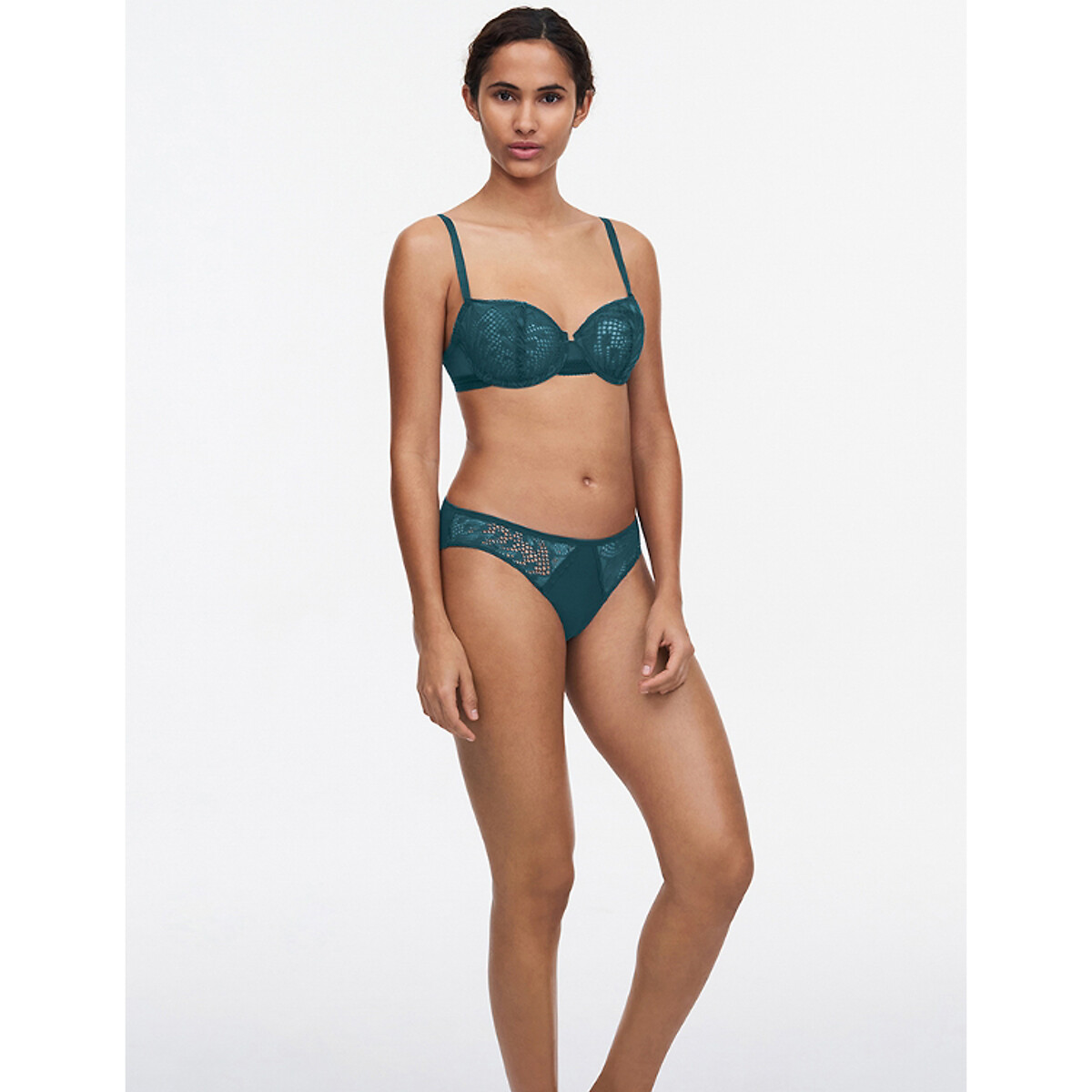 Thelma demi-cup bra, blue, Passionata