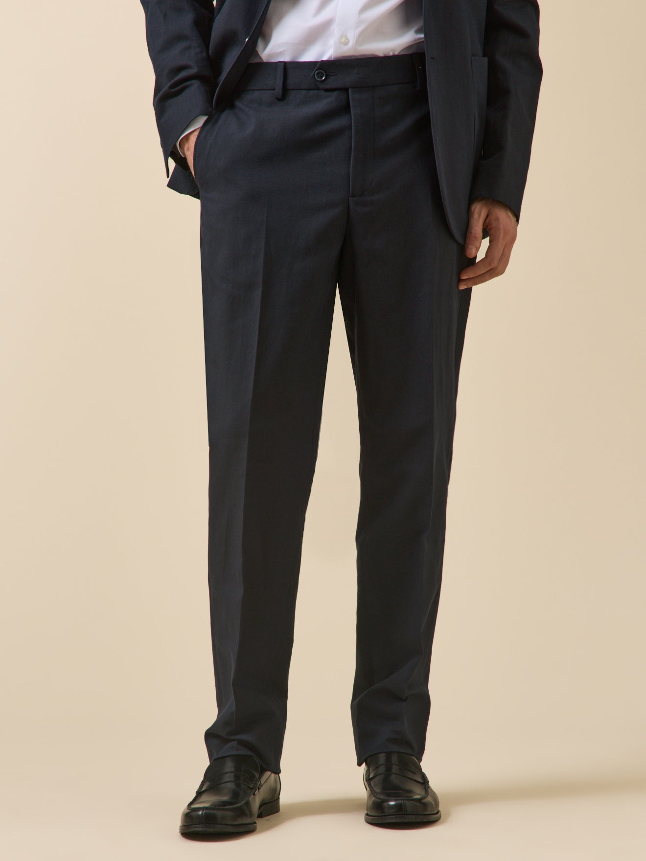 Pantalon de costume coton et lin, CYRILLUS