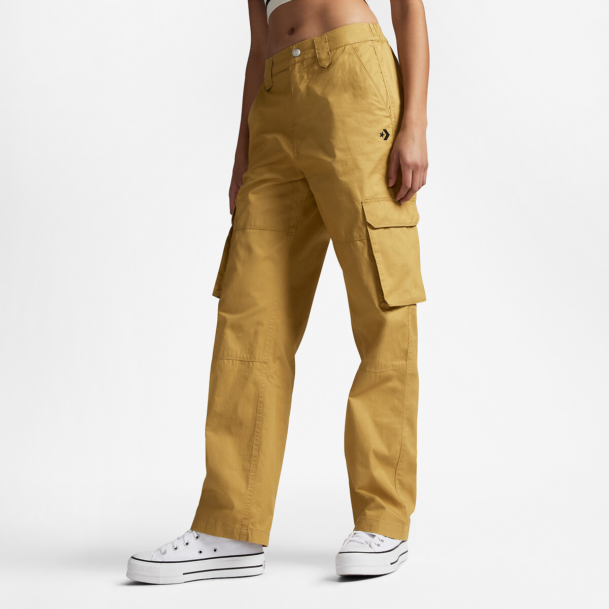 Image of Cotton Cargo Trousers
