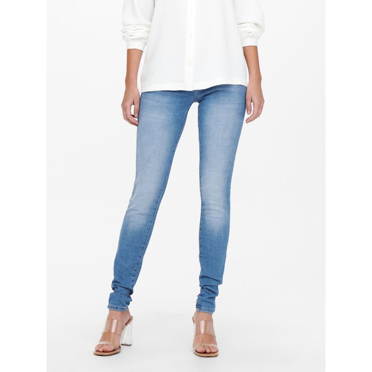 Mode Jeans Jeans taille basse Mangano Jeans taille basse bleu style d\u00e9contract\u00e9 