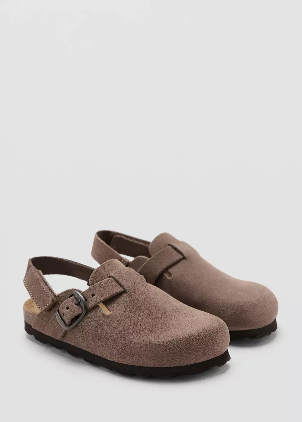 Sabot en cuir à lanière ajustable, MANGO KIDS