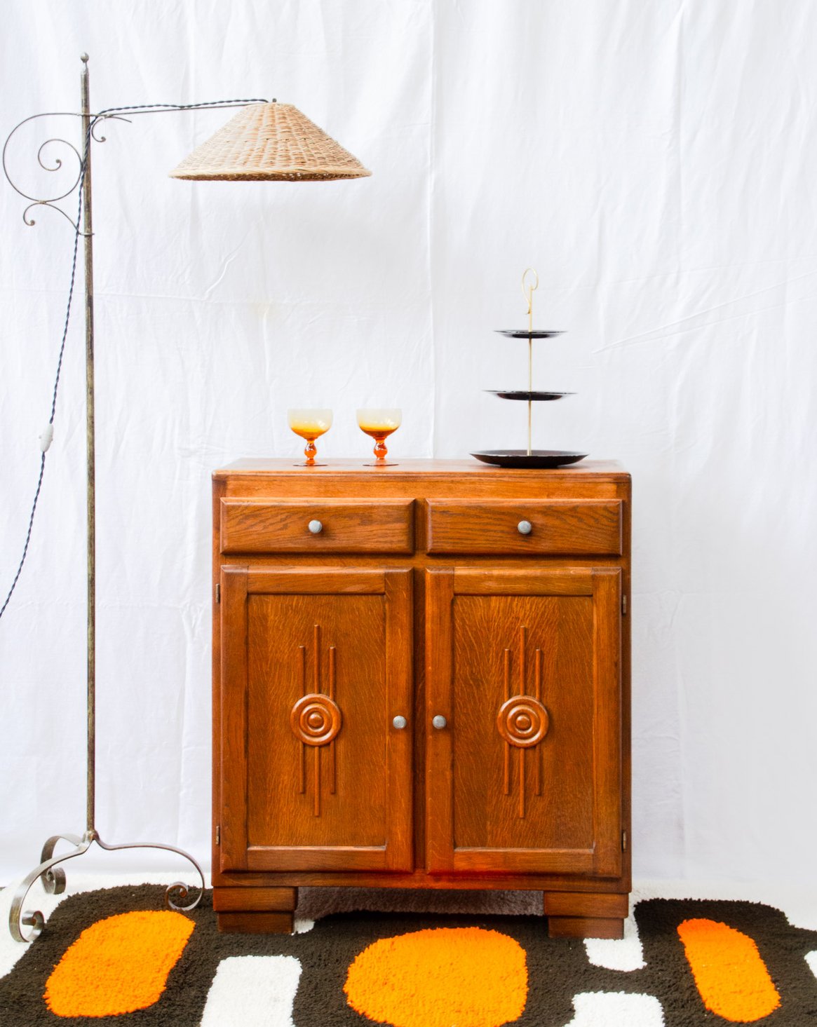 Buffet en bois Gilbert N°1931 - Bon état, DEBONGOUT