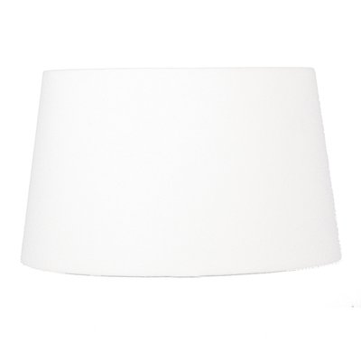 35cm White Cotton Tapered Cylinder Lampshade SO'HOME