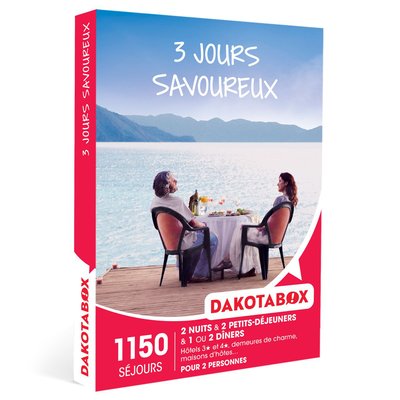 3 jours savoureux - DAKOTABOX - Coffret Cadeau Séjour DAKOTABOX