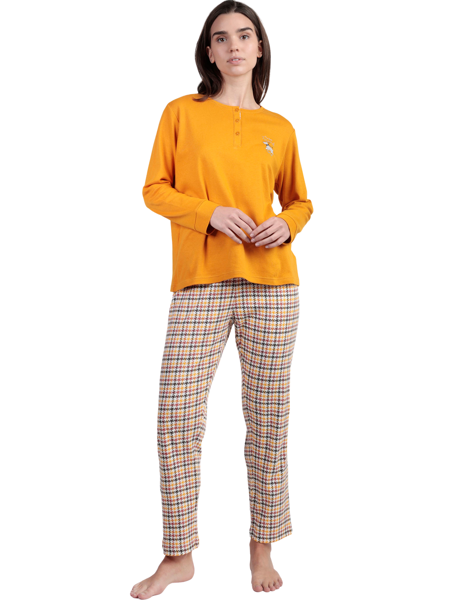 Pyjama pantalon top polo manches longues LouLou Returns, ADMAS