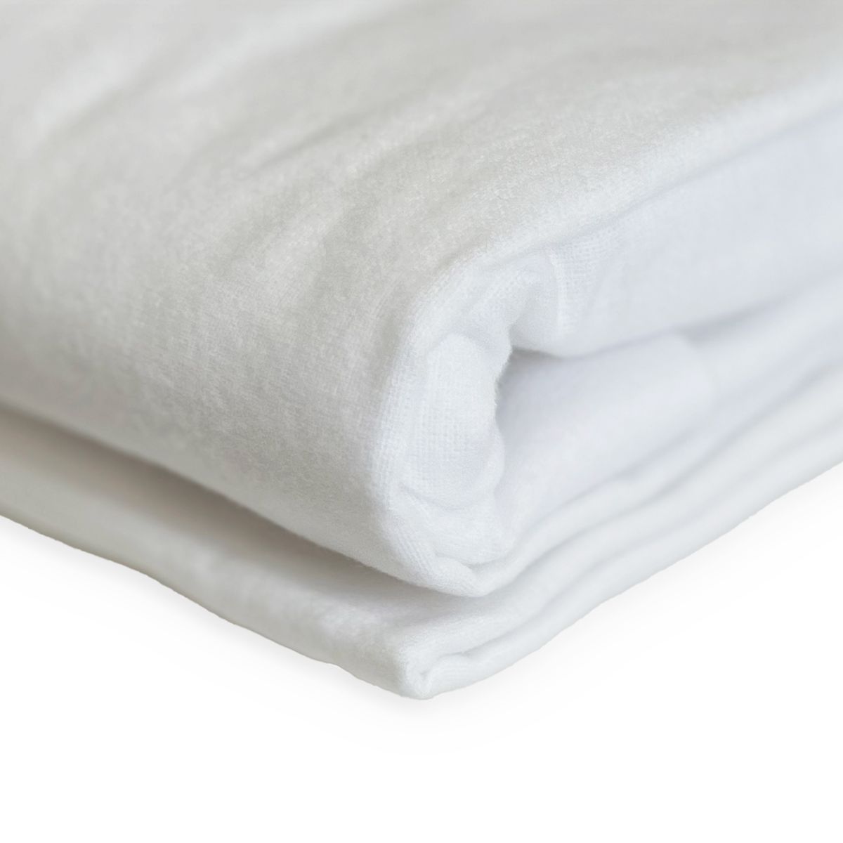 Protège matelas - Molleton 100% coton - Blanc des Prés, TRADITION DES VOSGES