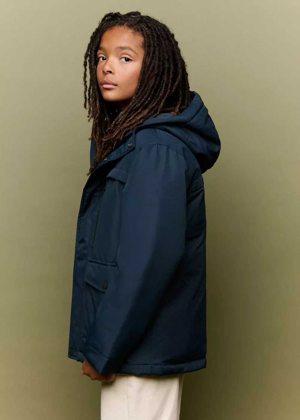 Anorak matelassé à poches, MANGO KIDS