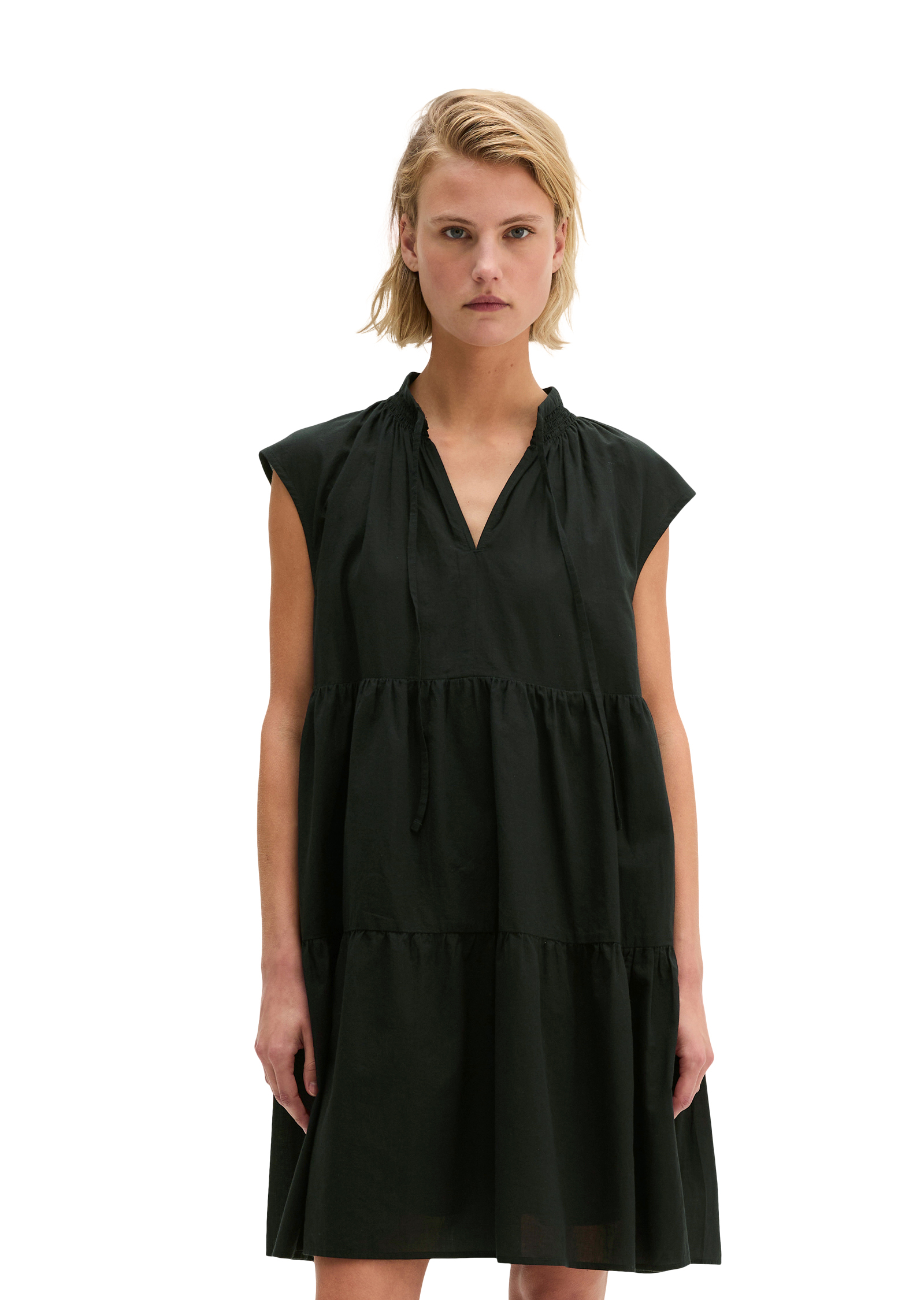 Robe étagée A-Shape en voile de coton doux, MARC O'POLO