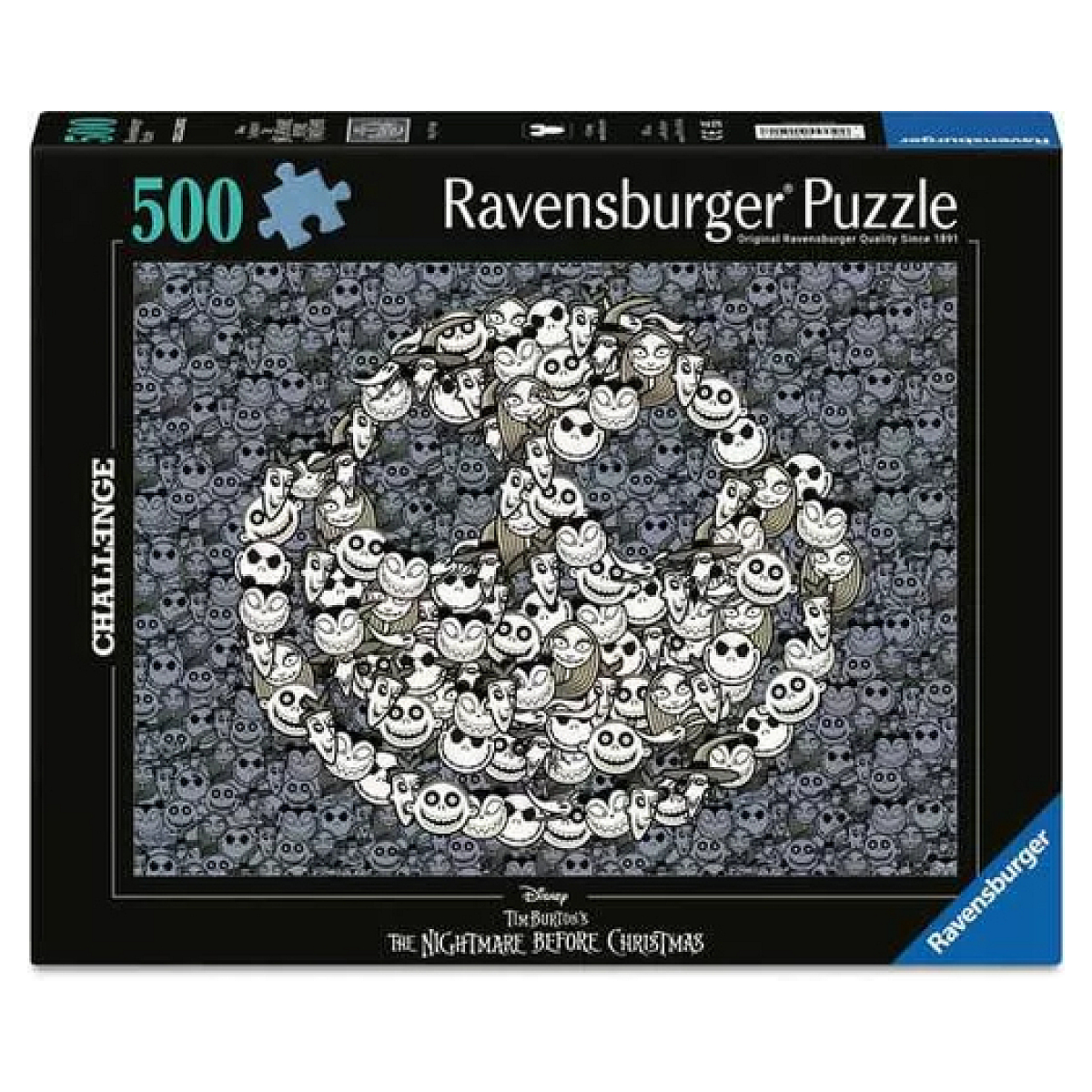 Puzzle 500 pieces - L etrange Noel de monsieur Jack, RAVENSBURGER