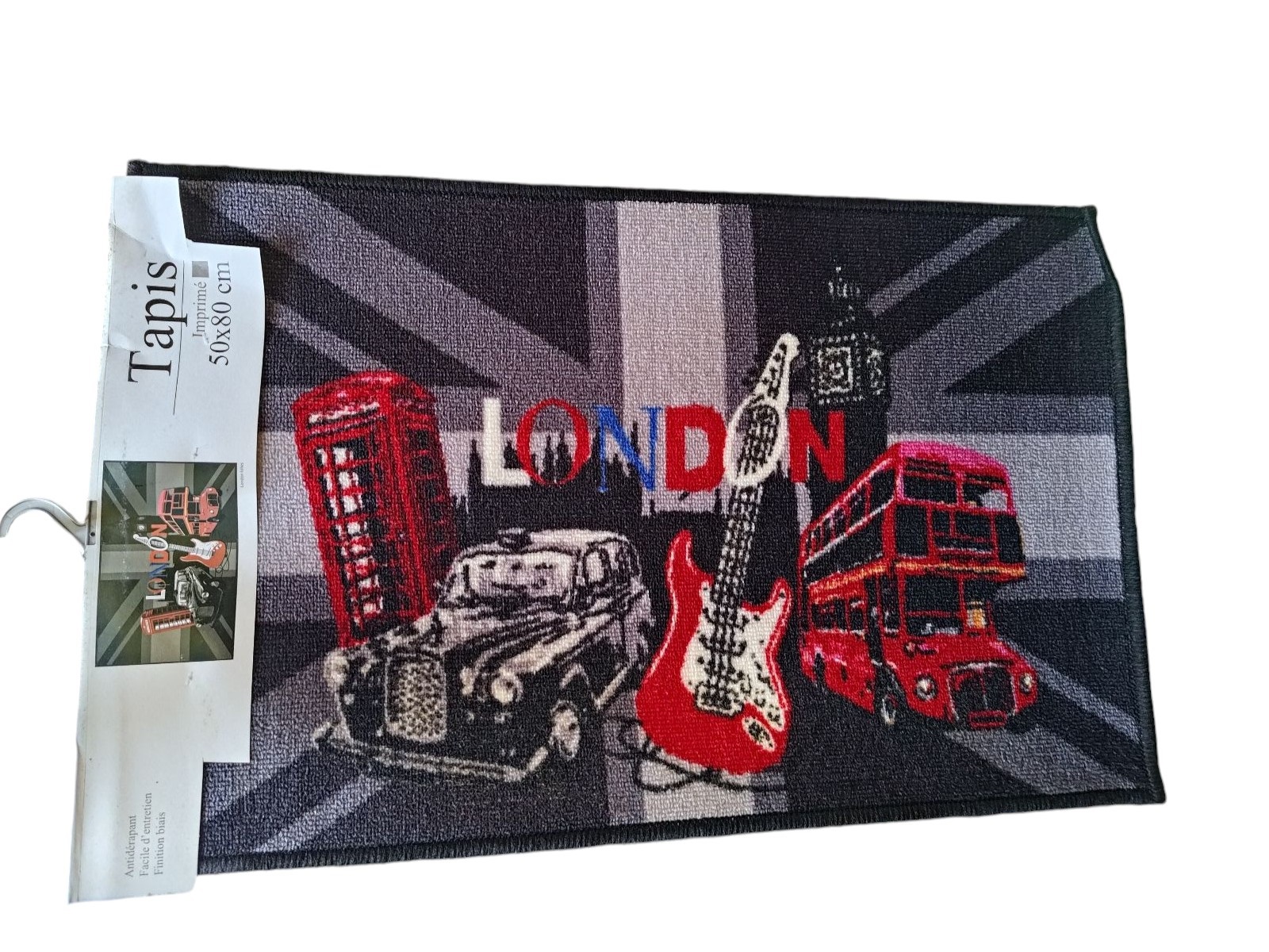 Tapis multi usage rectangle London folies, EDEN