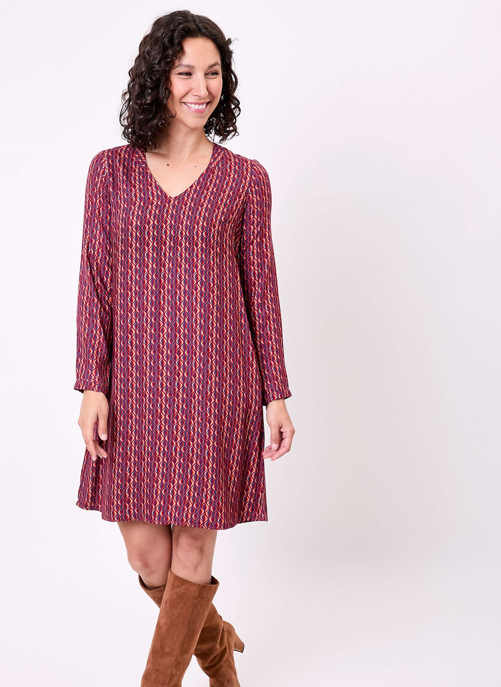 Robe fluide ample doublée GALATEE, PRINCESSE NOMADE