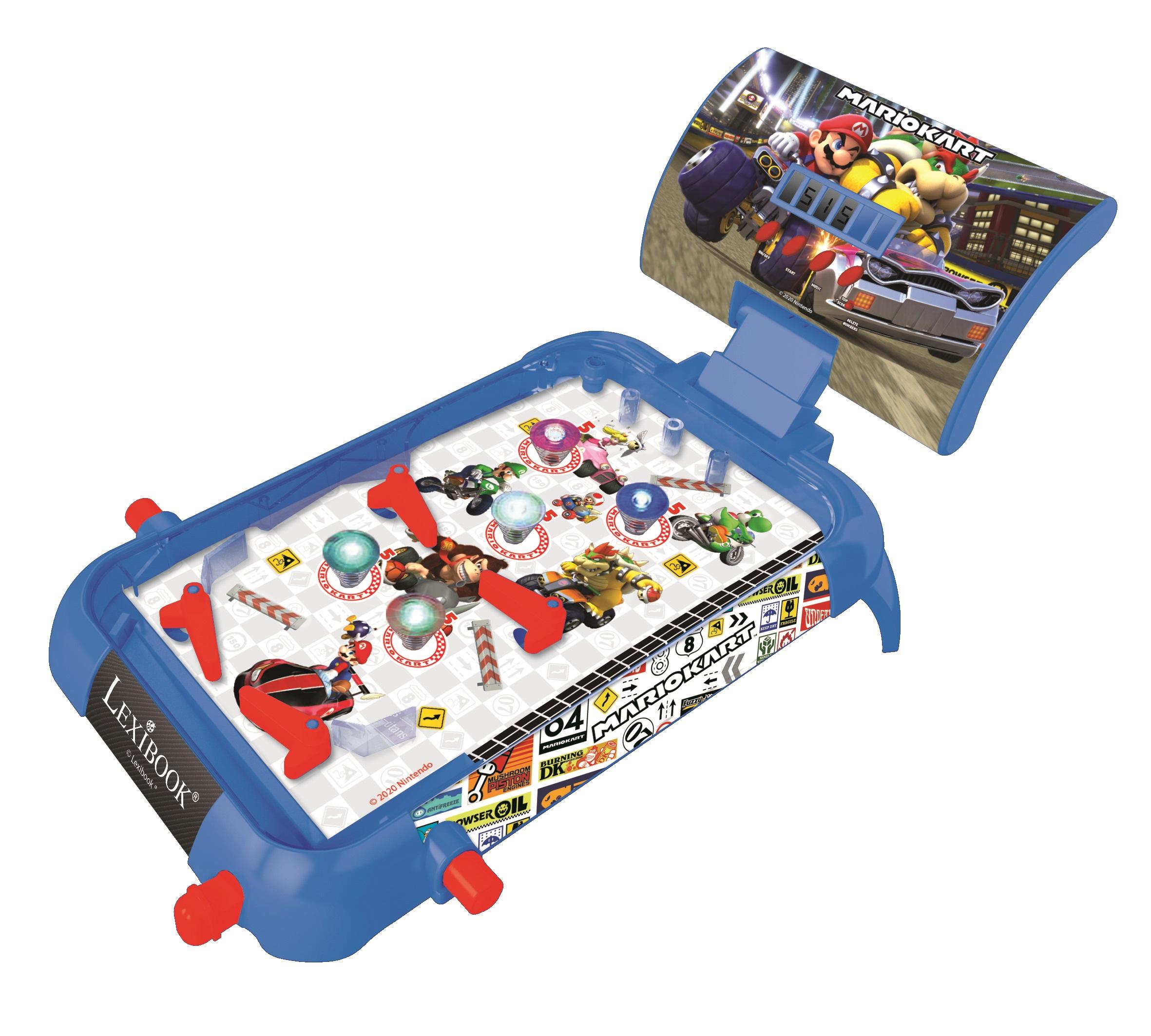 Flipper électronique de table Mario Kart, LEXIBOOK
