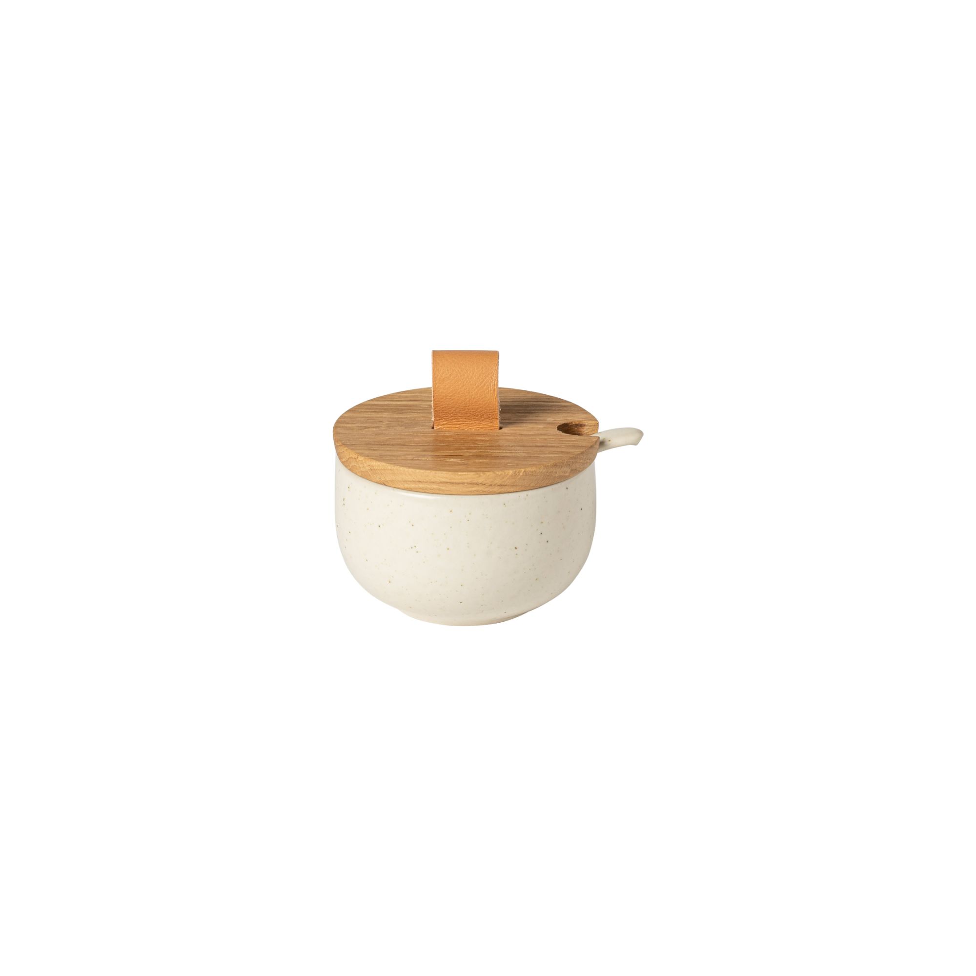 Sucrier avec Couvercle en Bois et Cuillère Pacifica by Casafina, COSTA NOVA