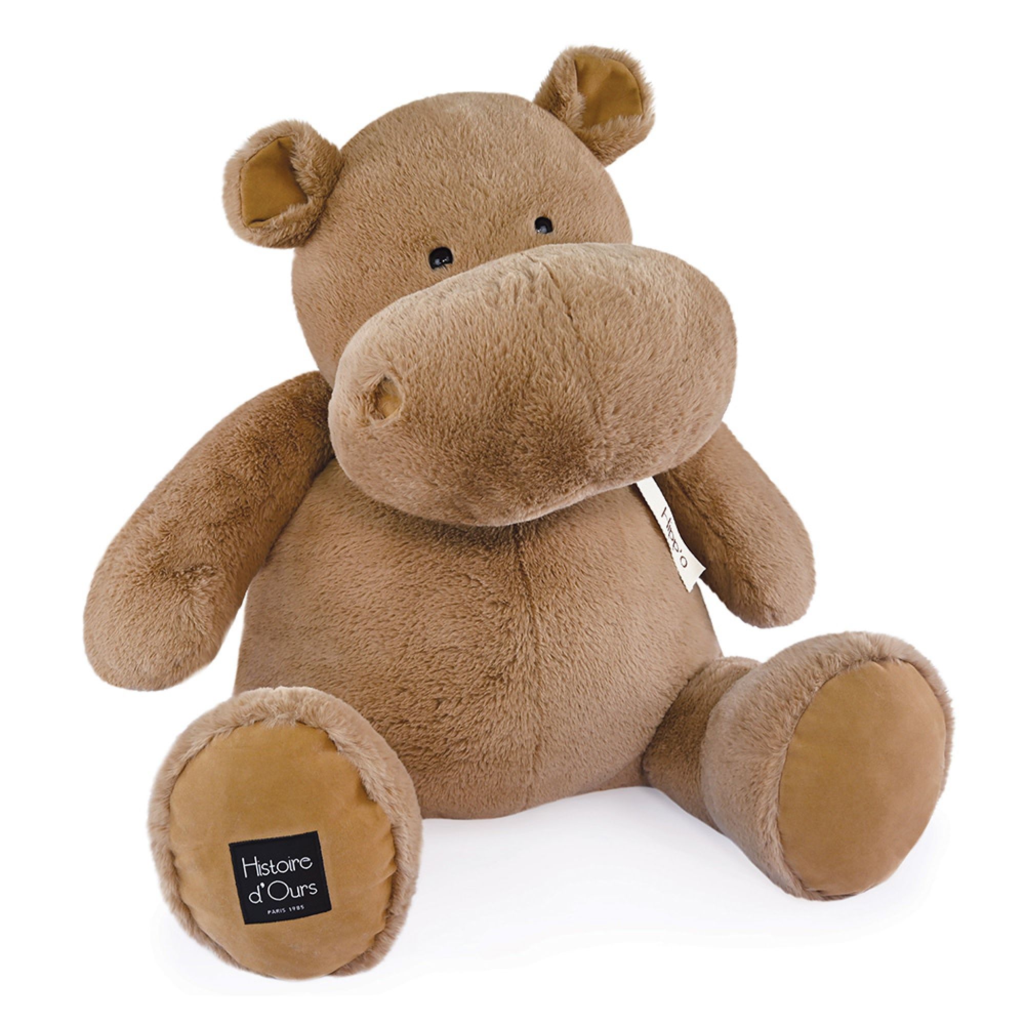 Peluche Hippopotame 85 cm, HISTOIRE D'OURS