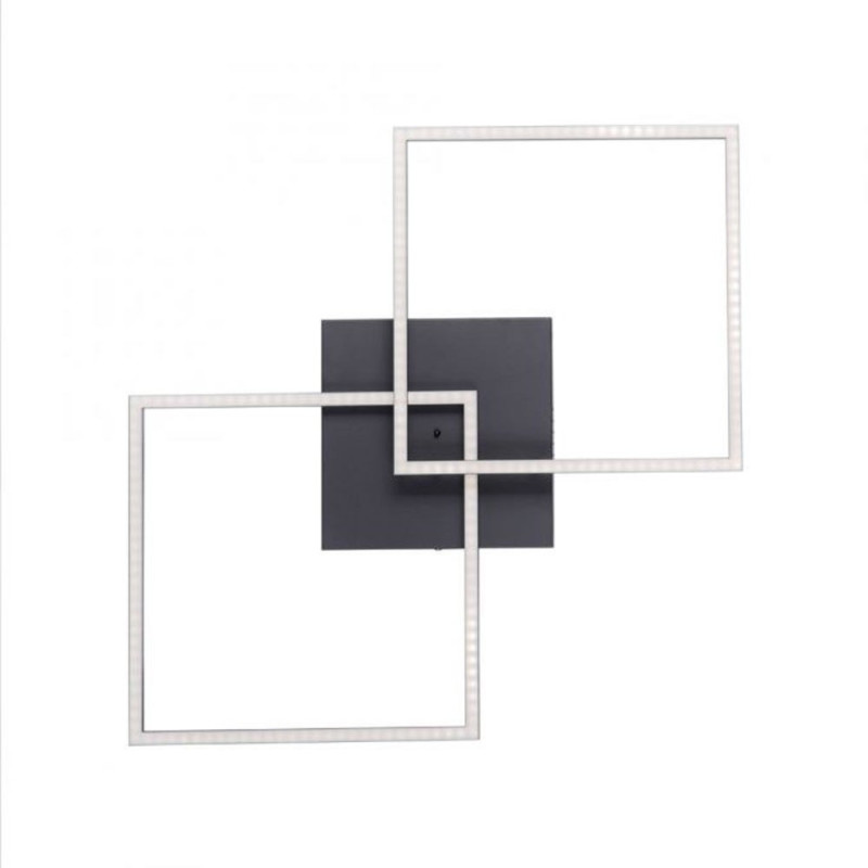 Plafonnier Led Iven Noir Dimmable Et Cct, MILLUMINE