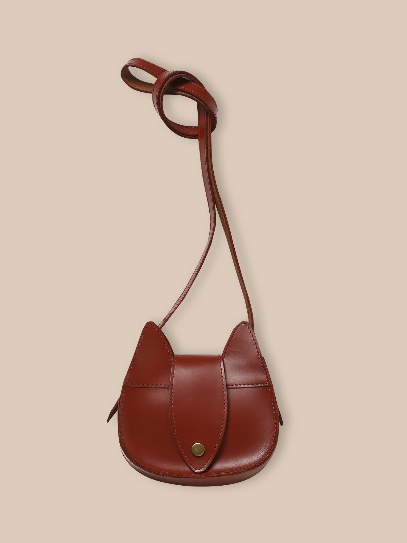 Sac écureuil en cuir, CYRILLUS