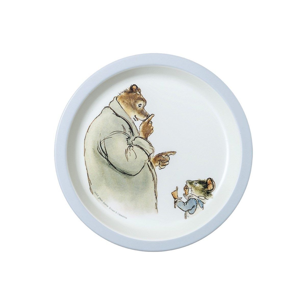 Assiette Bebe 18 Cm Ernest Et Celestine Multicolore Petit Jour Paris La Redoute