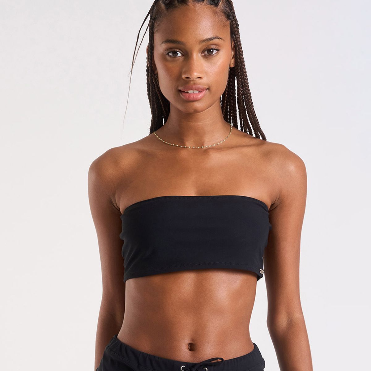 Maillot de bain bandeau noir La Redoute