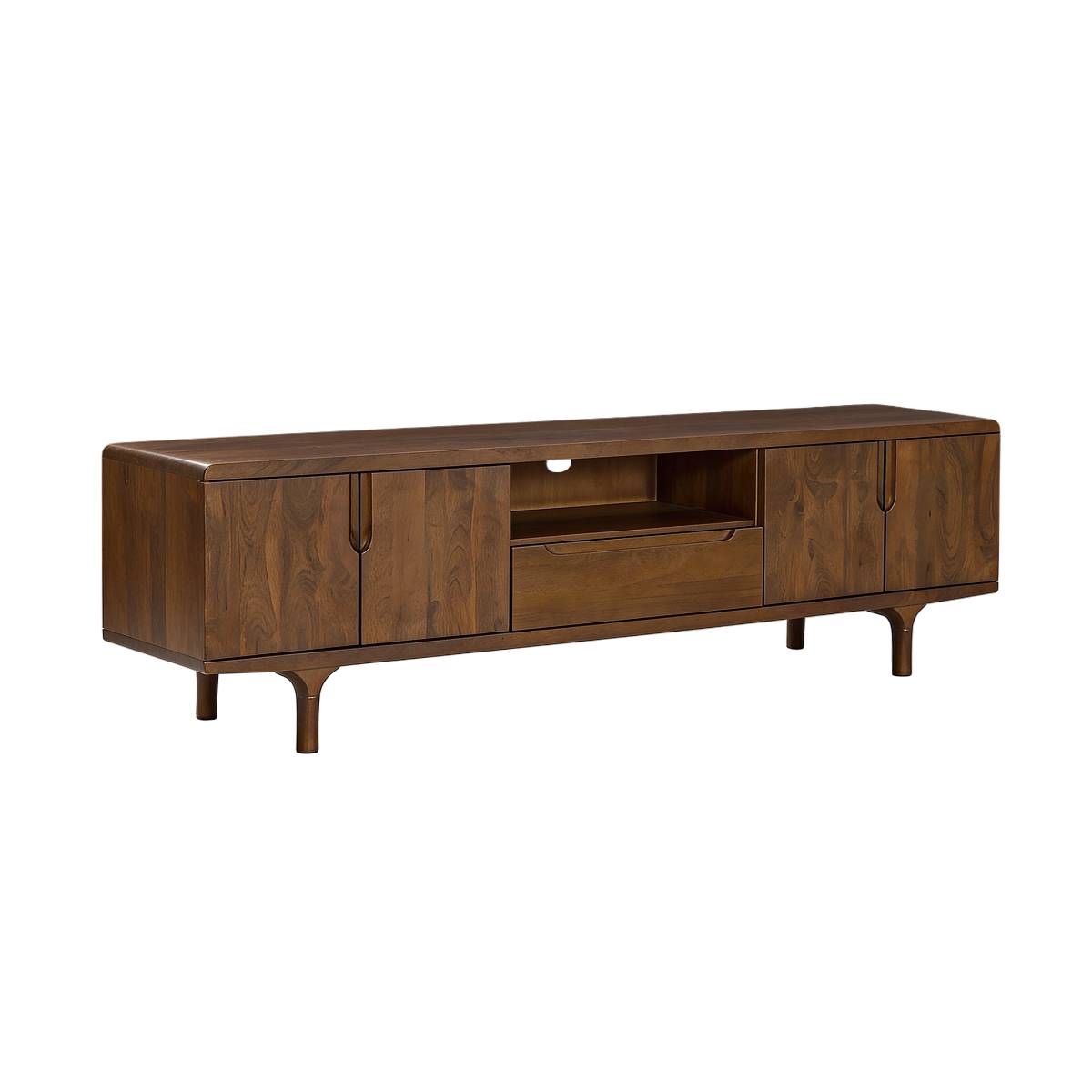 Meuble TV en bois de manguier WARREN, MADE IN MEUBLES