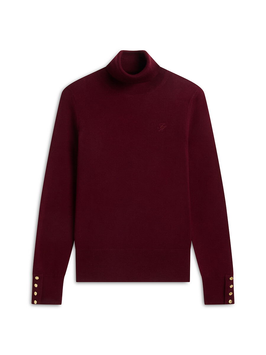 Jersey de cuello alto de lana merino, TOMMY HILFIGER