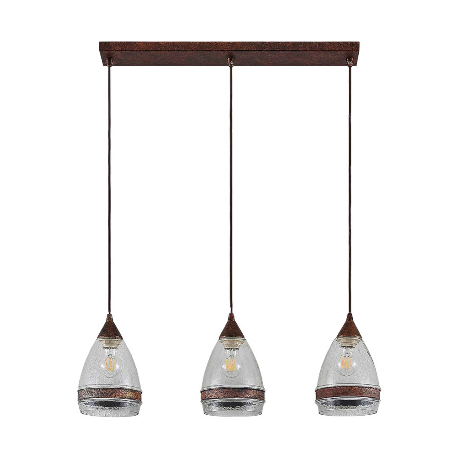Suspension en verre antique, Millina, LINDBY