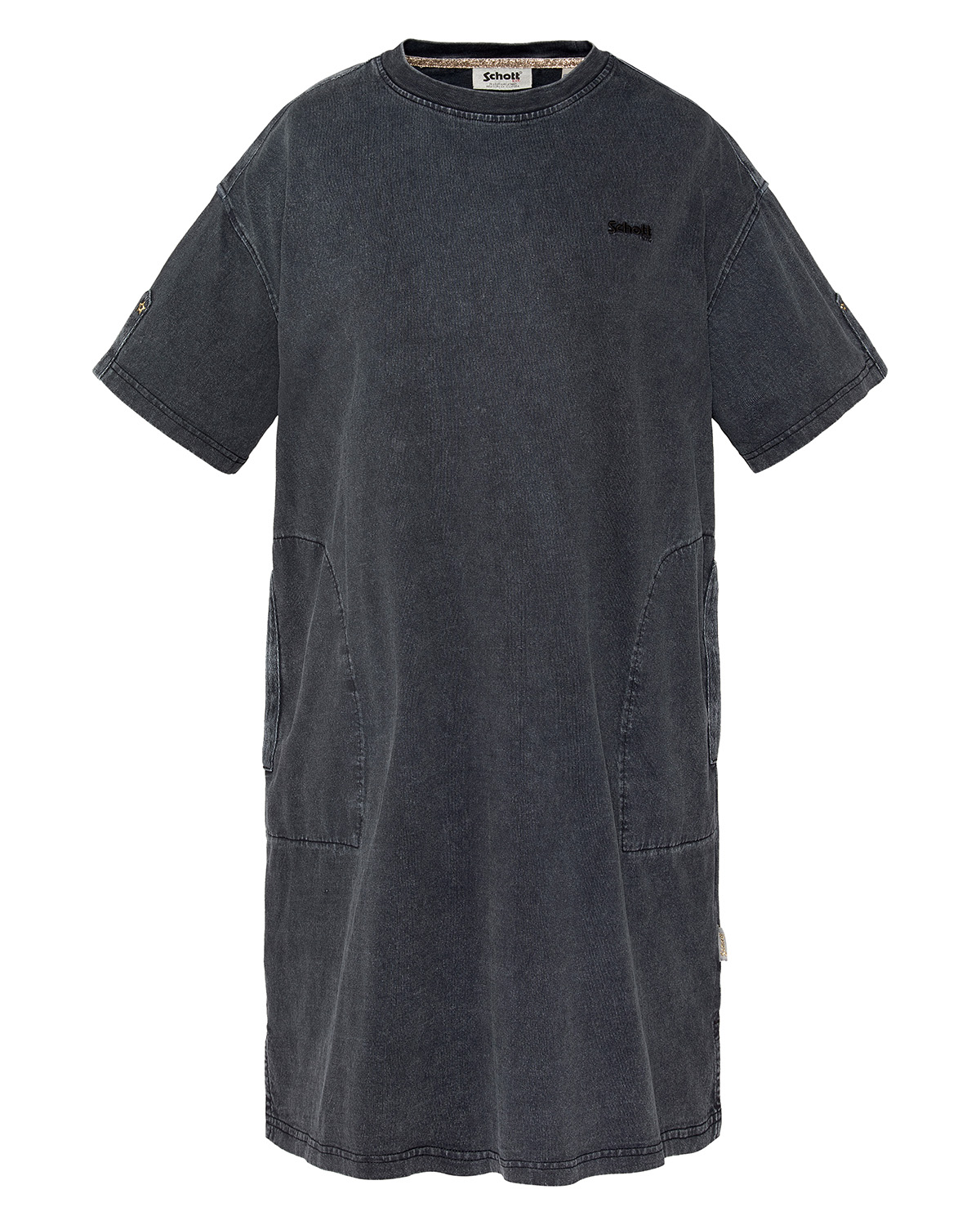 Robe t-shirt effet délavé, SCHOTT