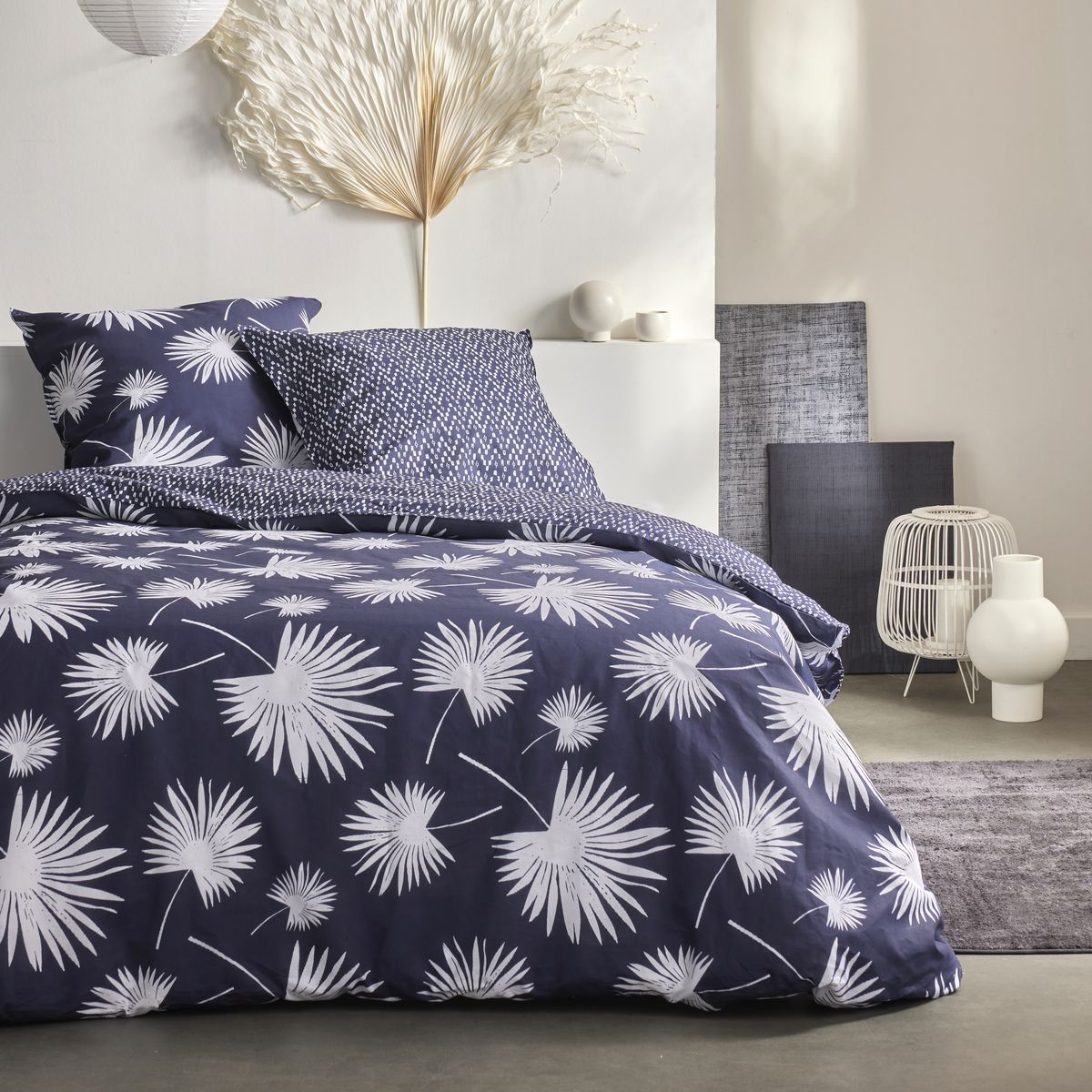 Parure de lit imprimé Floral coton SUNSHINE LOLA, TODAY