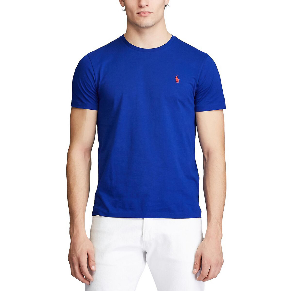 T-shirt col rond en jersey de coton Polo Ralph Lauren | La Redoute