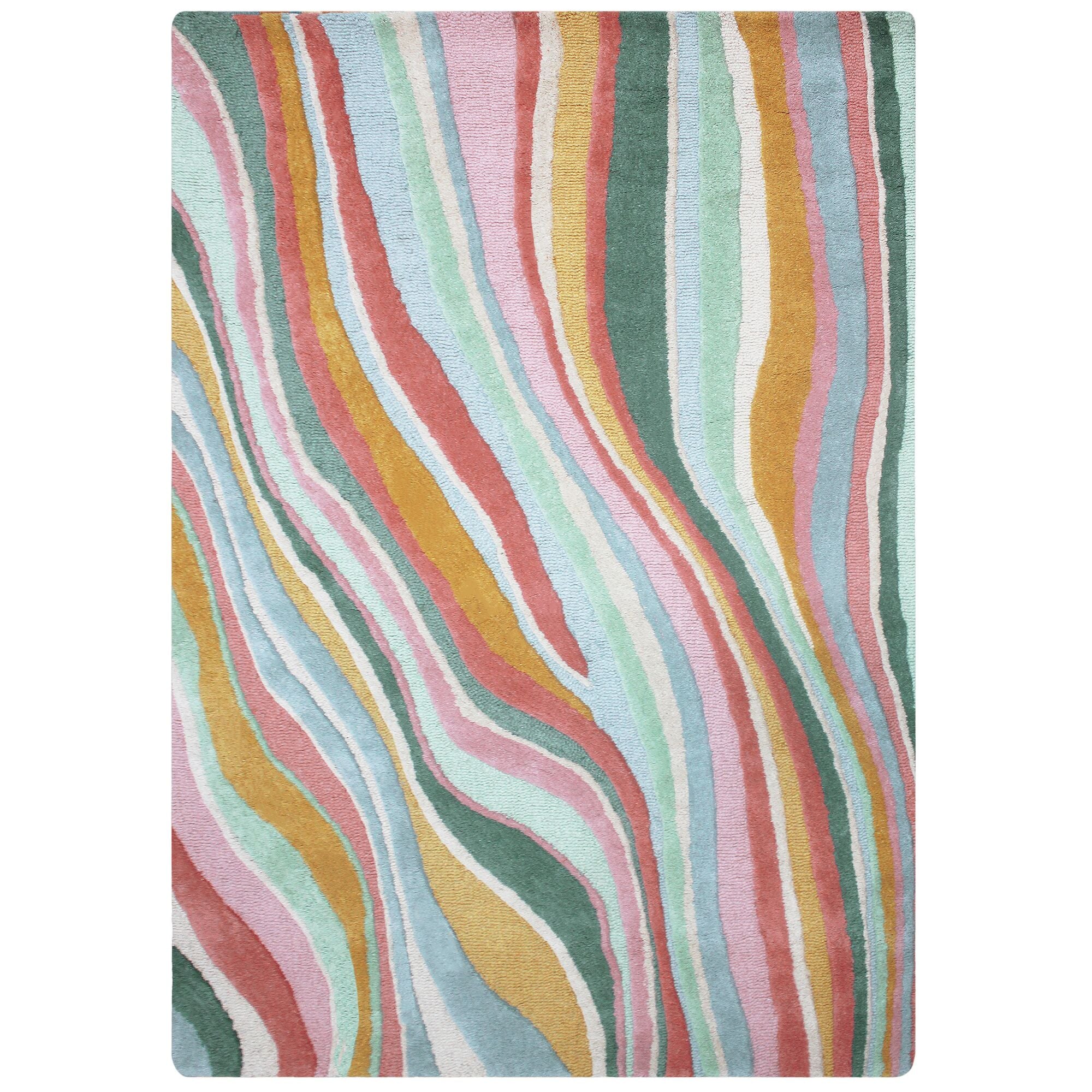 Tapis moderne en laine FLO, NOVATREND