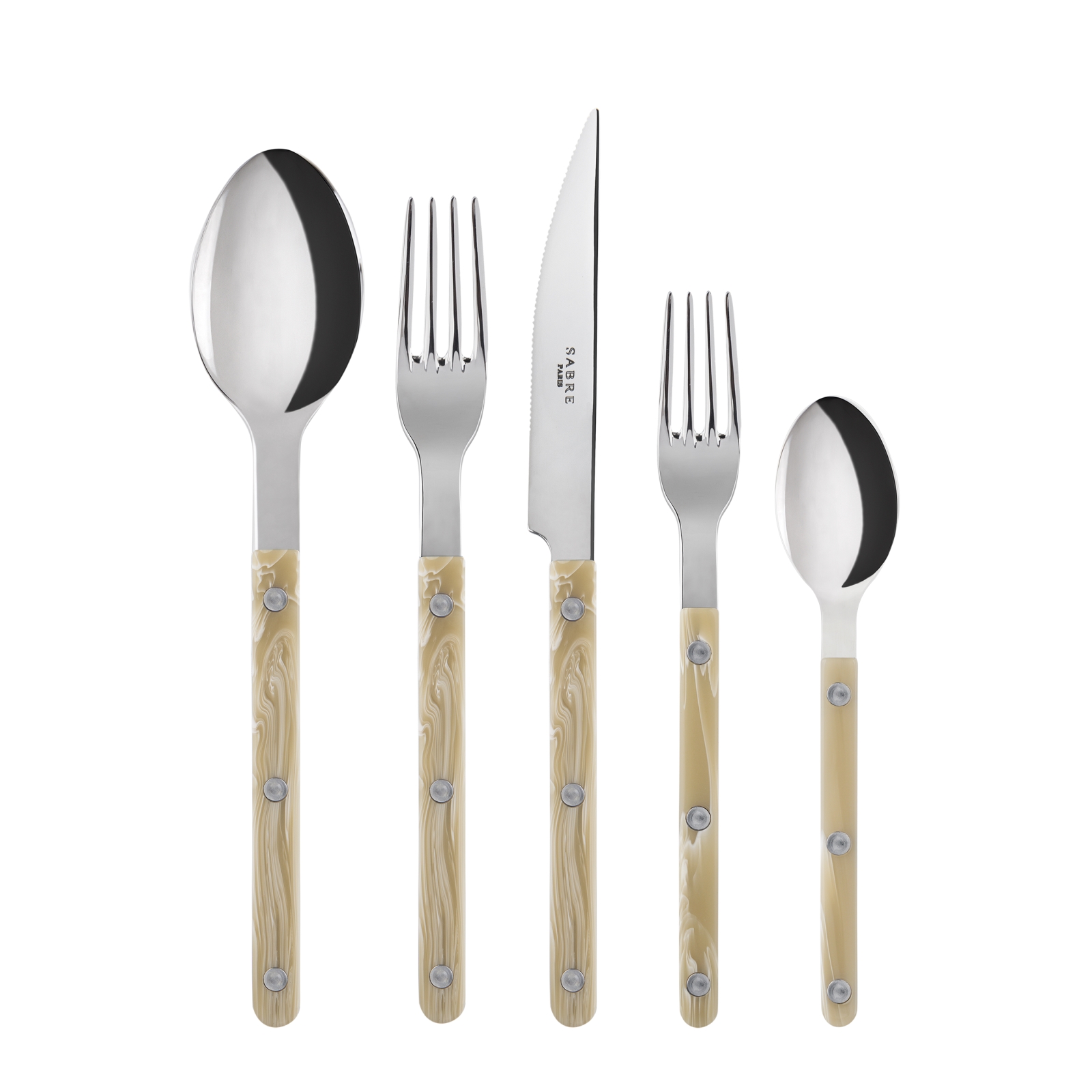 Set de 5 couverts de table, Bistrot, SABRE