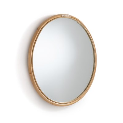 Ronde spiegel in rotan Ø90 cm, Nogu LA REDOUTE INTERIEURS