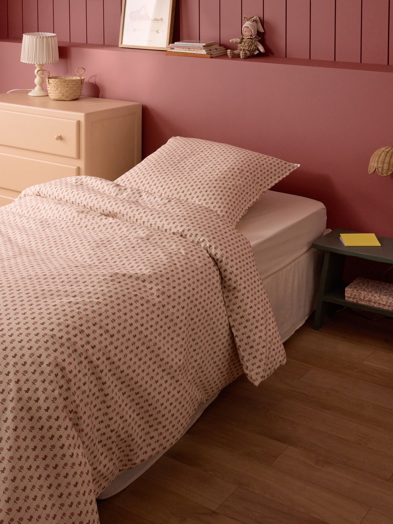 Housse de couette percale de coton "Lucette", CYRILLUS