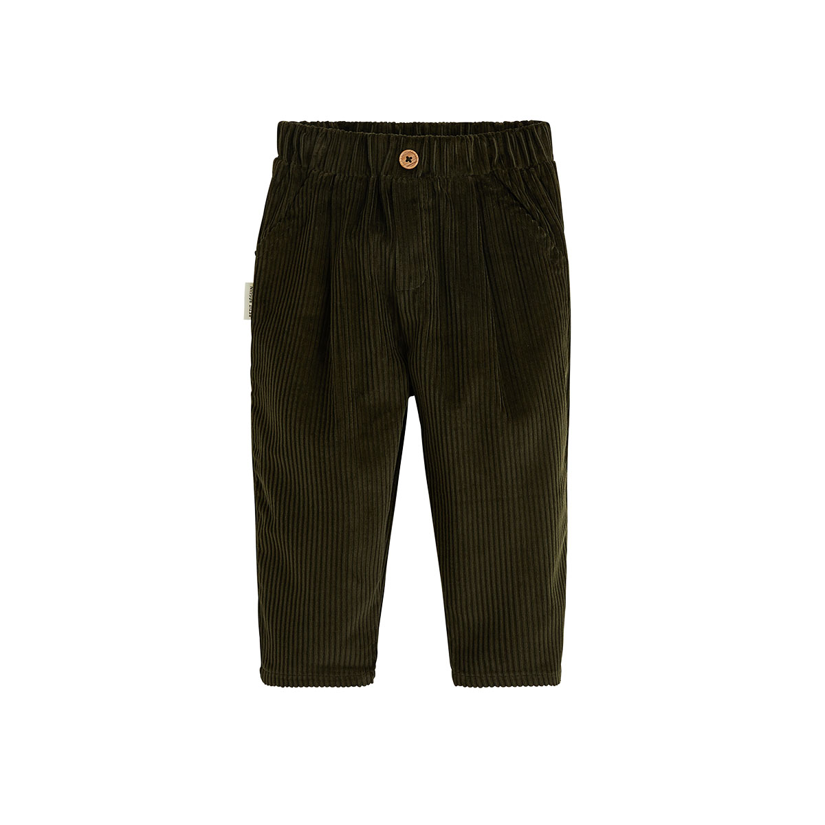 Pantalon bébé en velours côtelé Pistache, PETIT BEGUIN
