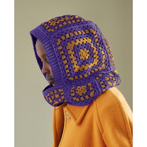 Fiche Modèle tricot catalogue Phildar n°228 - Cagoule Najet
