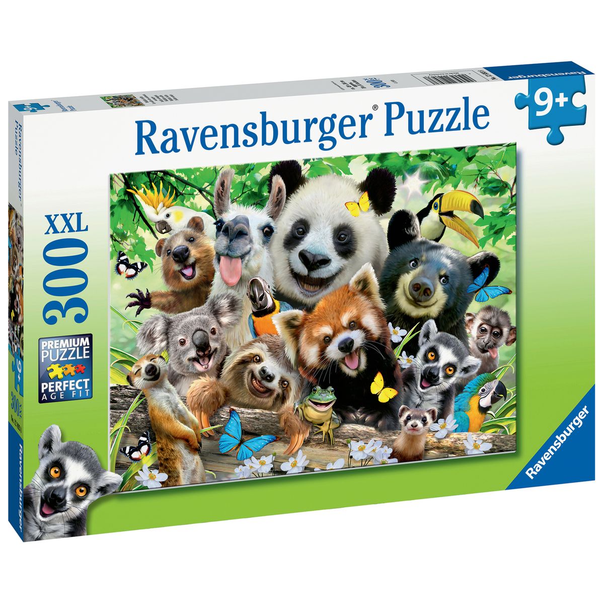NOUVEAU Ans Ravensburger Monde des animaux 300 Pièce Extra Large Jigsaw Puzzle 9 