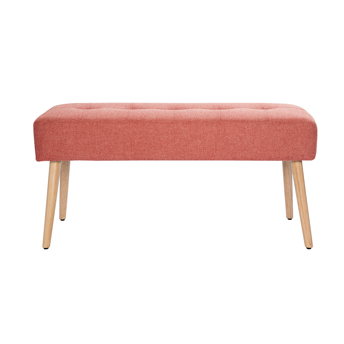 Banc scandinave capitonné L96 cm GUESTA, MILIBOO