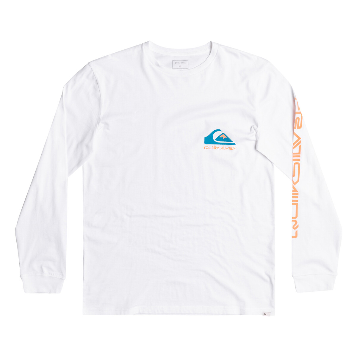 print cotton t-shirt with crew neck 