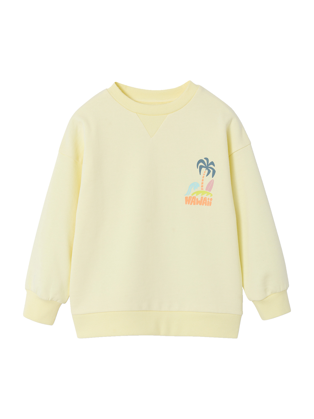 Sweat col rond manches longues, VERTBAUDET