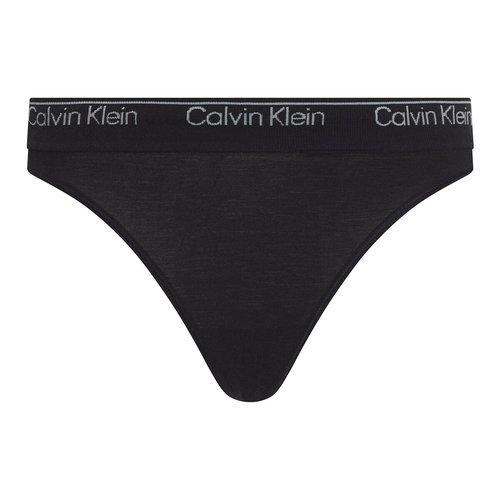 Tanga modern seamless preto Calvin Klein Underwear